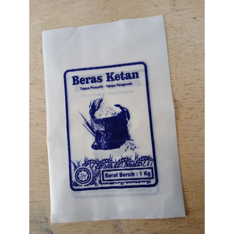 

plastik beras 1 kg beras ketan ( isi 100 lembar)