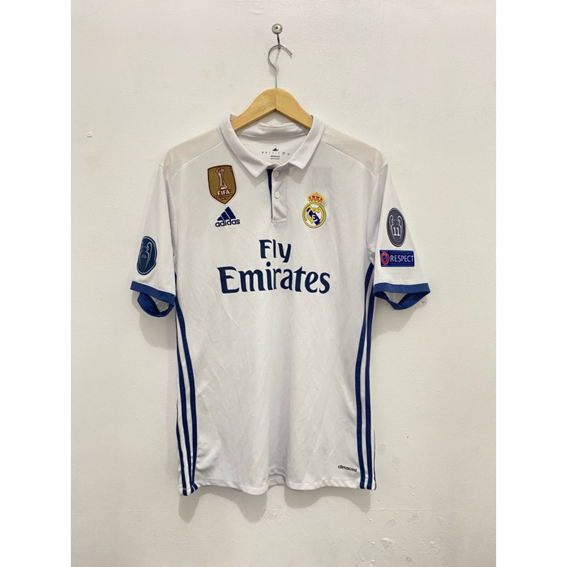 Jersey Retro Rare Real Madrid Home 2016 2017
