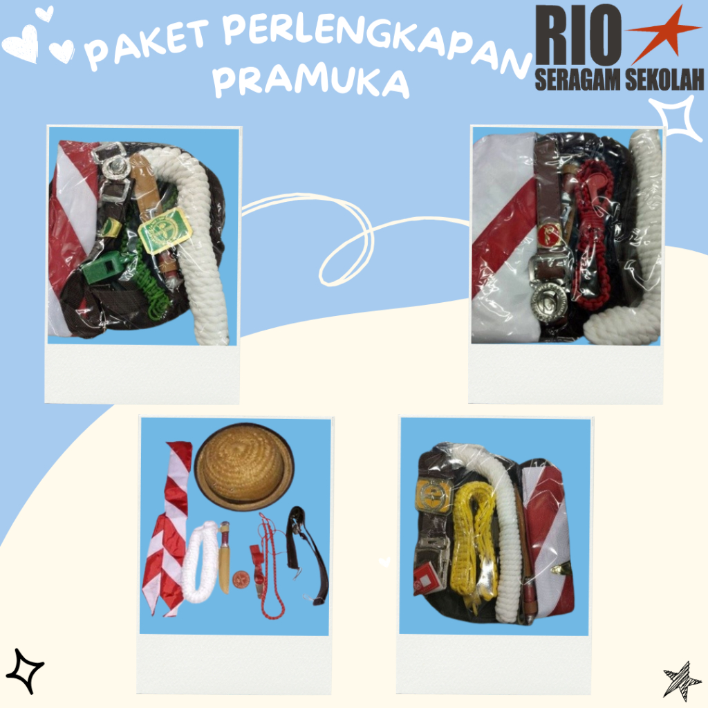 

PAKET PERLENGKAPAN PRAMUKA SIAGA PENGGALANG PENEGAK SD SMP SMA PAKET PERLENGKAPAN PRAMUKA SD PAKET PERLENGKAPAN PRAMUKA SMP PAKET PERLENGKAPAN PRAMUKA SMA