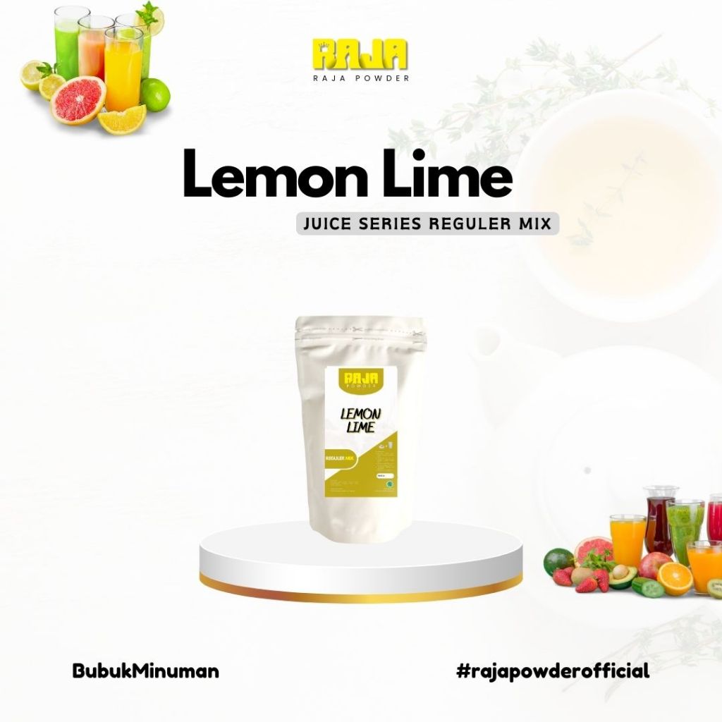 

Bubuk Lemon Lime Bubuk Minuman Lemon Lime Powder 250 gram