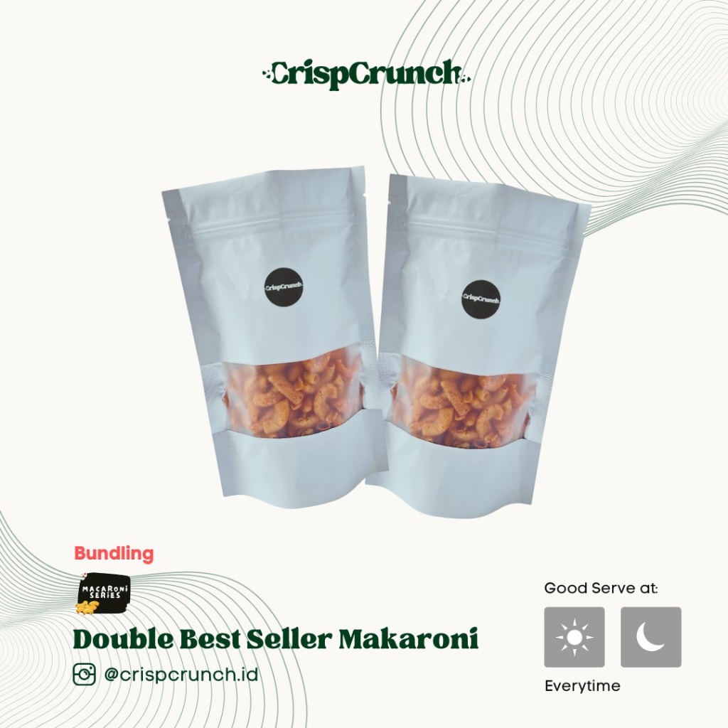 

Double Best Seller Makaroni CrispCrunch
