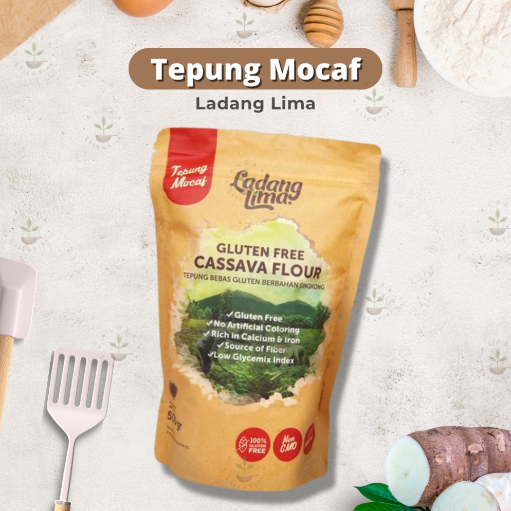 

TERBARU Ladang Lima Tepung Singkong APF 5gr Tepung Mocaf Mokaf Ladang Lima