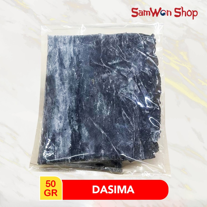 

DASIMA RUMPUT LAUT KERING 50 GR - KOMBU KONBU DRIED KELP DASHI DASHIMA