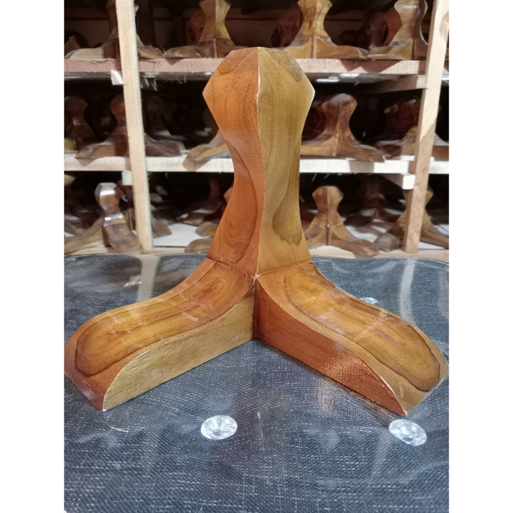 Kaki Kambing Sofa Kayu Jati 20x15 Tipe A