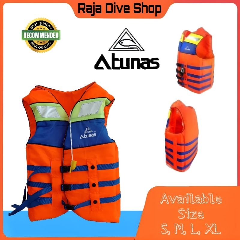 ATUNAS Life Jaket Rompi Pelampung Safety Keselamatan Renang Life Vest Jacket Rescue Swimming