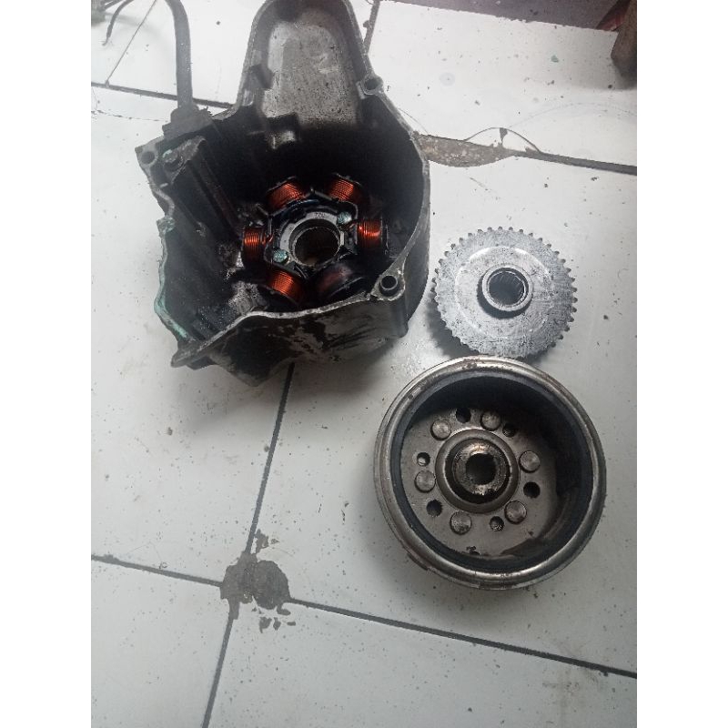 blok manit sepul motor Supra fit copotan motor