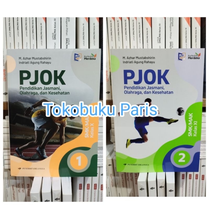 ORI Buku PJOK Penjasorkes smk mak kelas 1 10 X, 2 11 XI Kurikulum Merdeka Erlangga