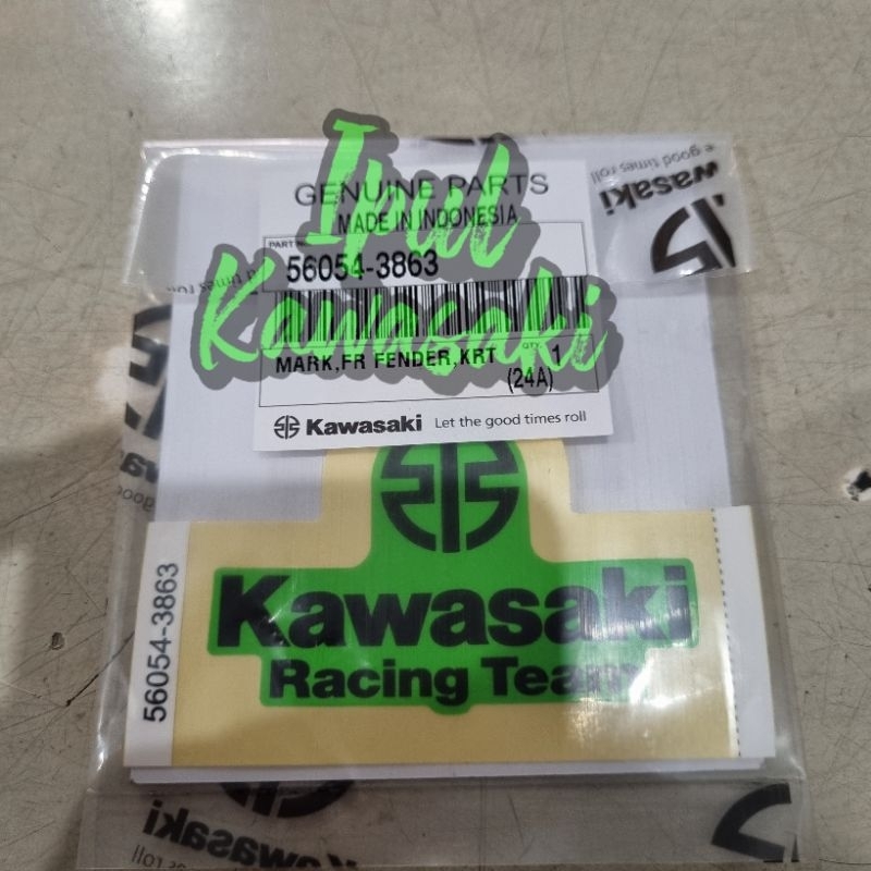 stiker KRT dekal decal striping KRT spakbor depan zx25rr zx25 zx6 zx10r original