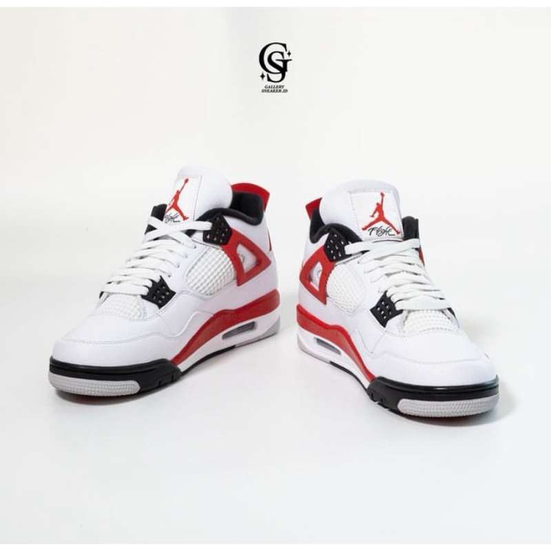 Air Jordan 4 Retro Red Cement Men Original