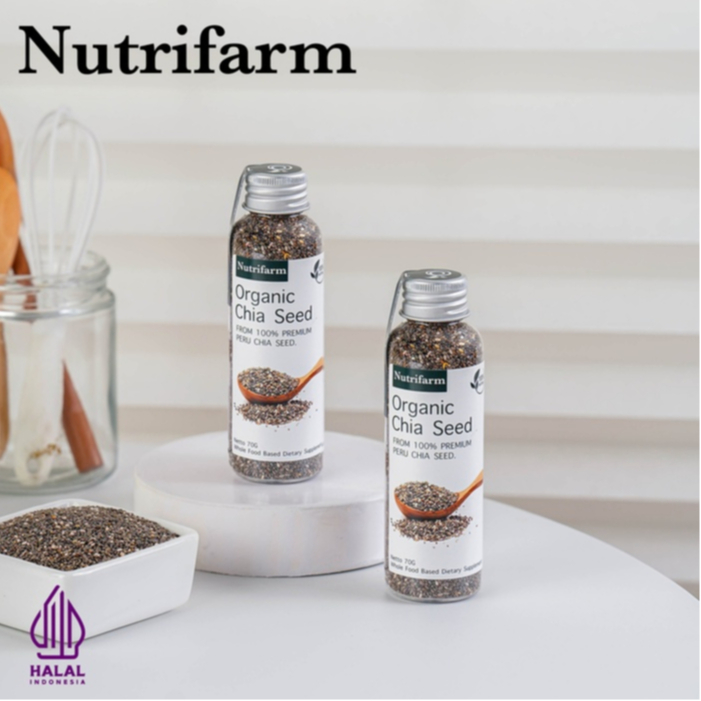 

CHIA SEEDS 70G / CHIA SEEDS ORGANIC / CHIA SEEDS UNTUK DIET / CHIASEEDS BOTOL / CHIA SEED FRESHLY / CHIA SEED PREMIUM