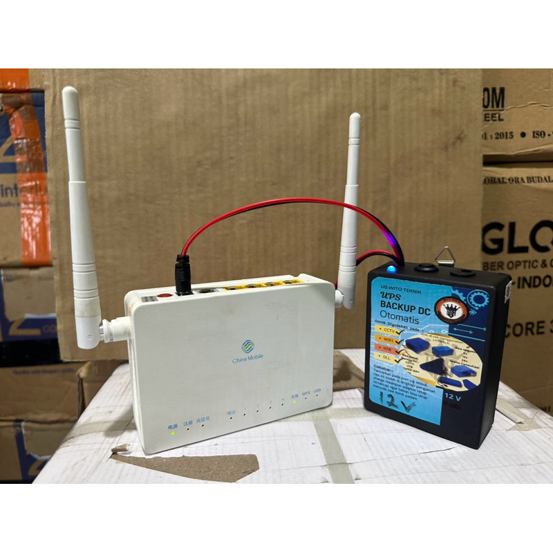 UPS MINI 12v & 5v - untuk backup htb / router
