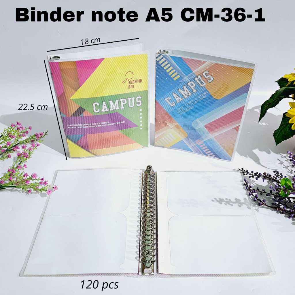 

Map Binder Note Loose Leaf Cover Slip A5 Ring Besi