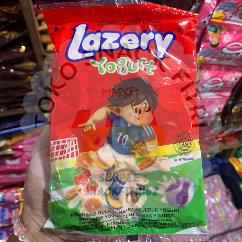 

PERMEN SUGUS KECIL LAZERY 100 GRAM 40 BUTIR