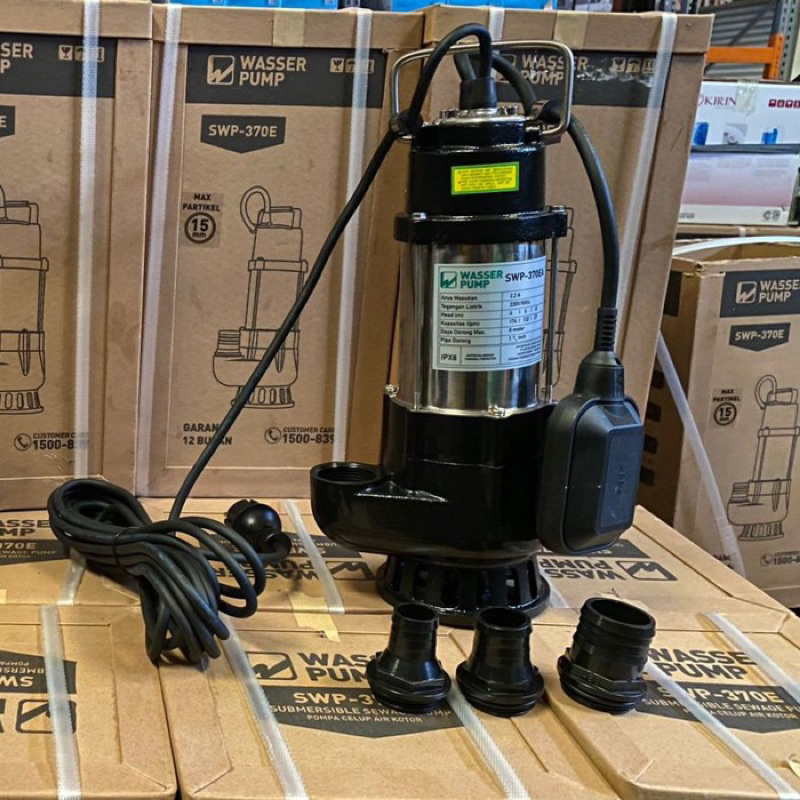 Pompa celup air kotor otomatis WASSER SWP 370EA Pompa celup Kolam Ikan