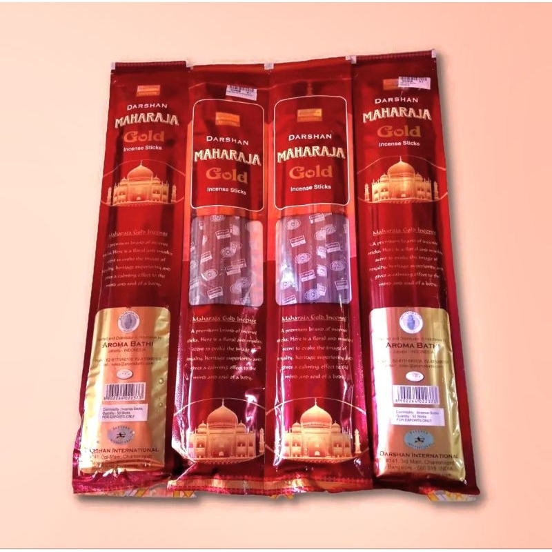 DUPA DARSHAN MAHARAJA GOLD GROSIR 1 BOX ISI 10 PAK