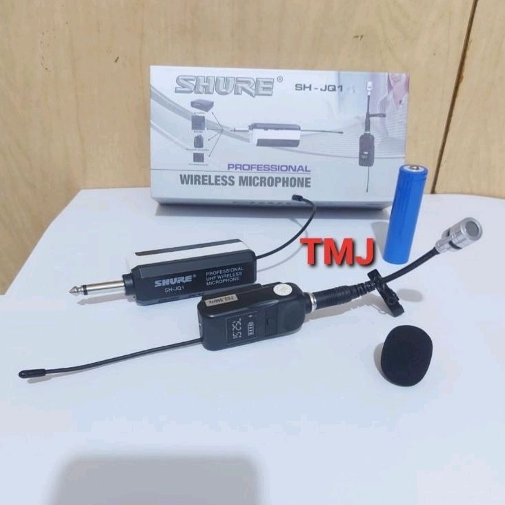 mic jepit wireless sh jq1mic clip on mic kancing jq 1 mic imam mic jepit tanpa kabel mic masjid mush