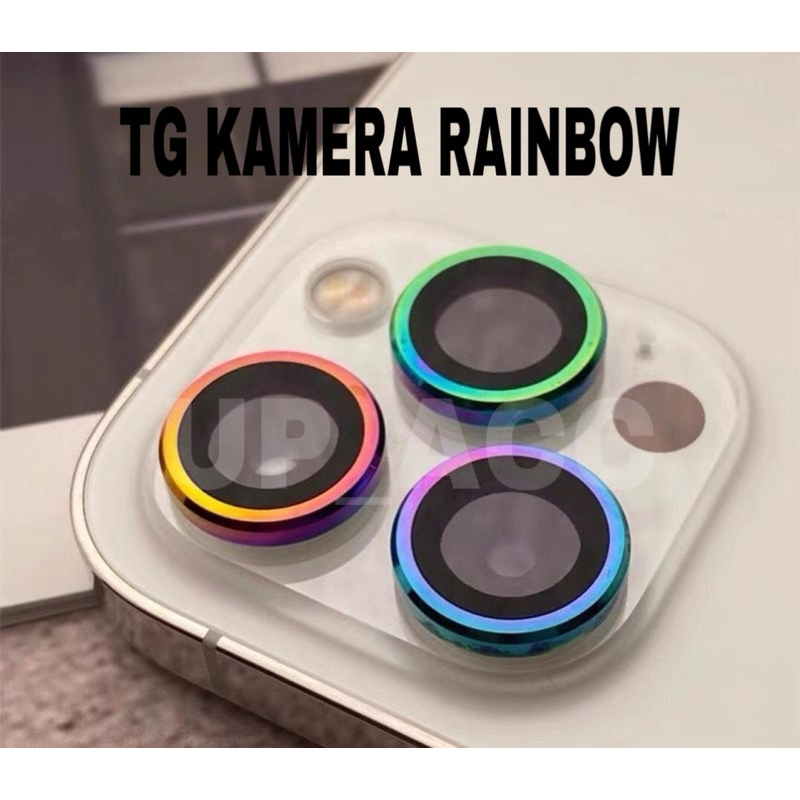 Ring Lens Kamera Rainbow IPHONE 11 11 PRO MAX 12 12 PRO MAX 12 MINI 13 13 PRO MAX 14 PLUS 14 PRO MAX