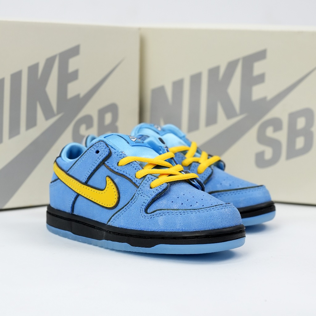 " Baby & Kids " Dunk SB Low Powerpuff Girl Bubbles TD/PS