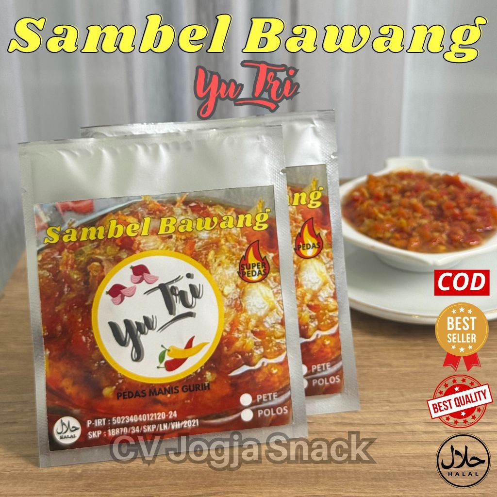 

PROMO SAMBAL BAWANG 50 GRAM TANPA PENGAWET SACHET HALAL PEDAS SAMBEL BALADO MURAH ENAK LAUK