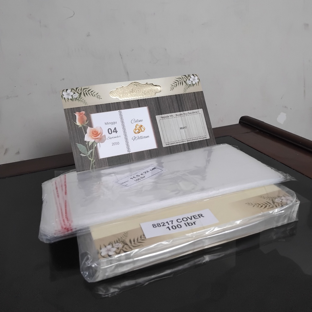 undangan ERBA 88217 +PLASTIK OPP ISI 100 lbr