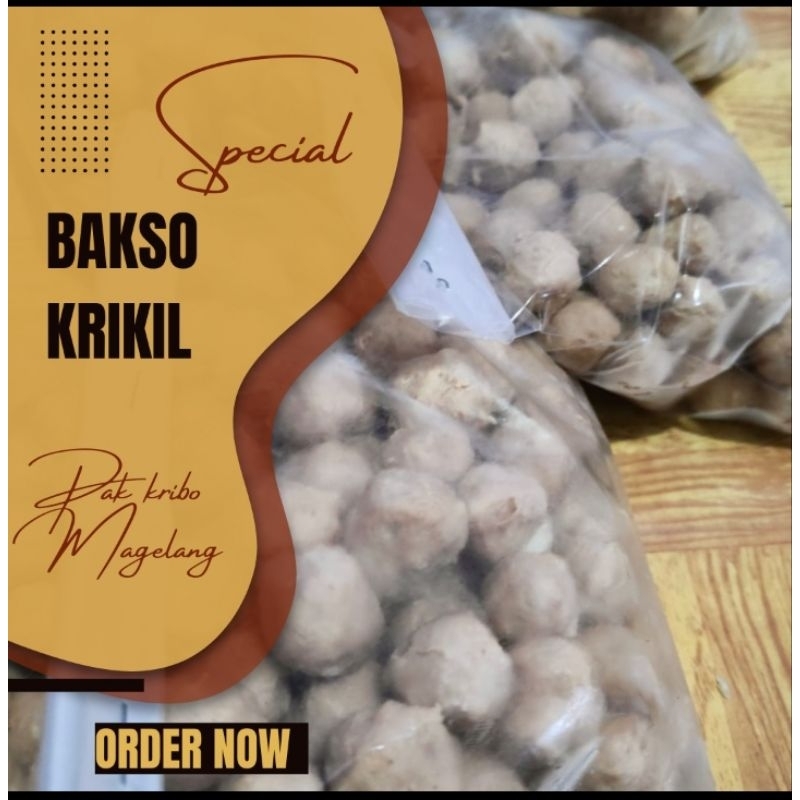 

BAKSO KRIKIL PAK KRIBO