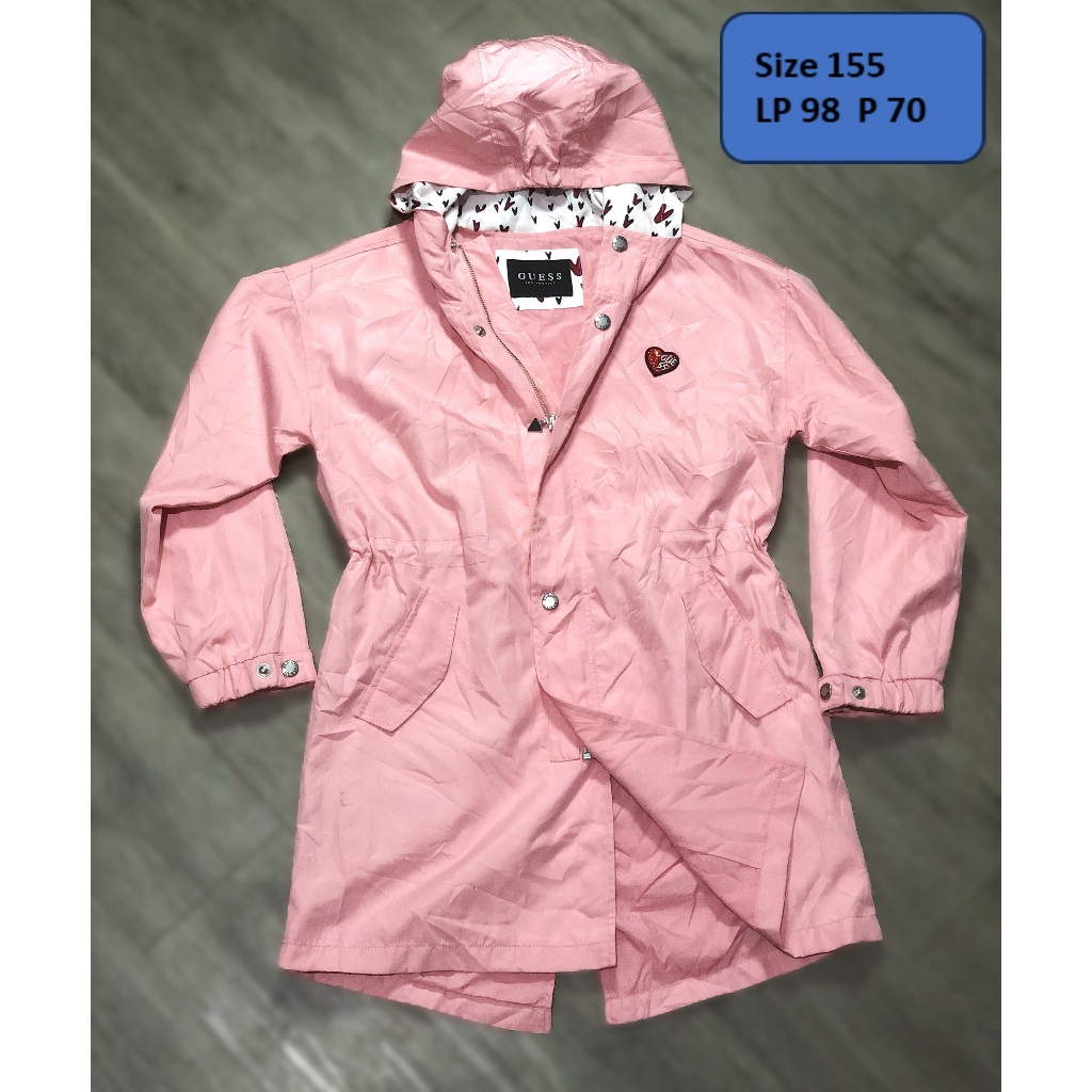 Jaket GUESS -Jaket Coat Outdoor Parka Waterproof Hoodie Crewneck Anak Remaja-Dewasa