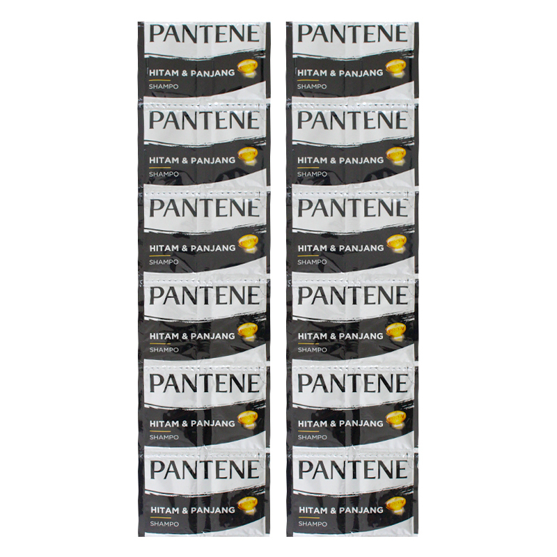 Pantene Shampo Hitam & Panjang Renceng (10ml x 12 Sachet)