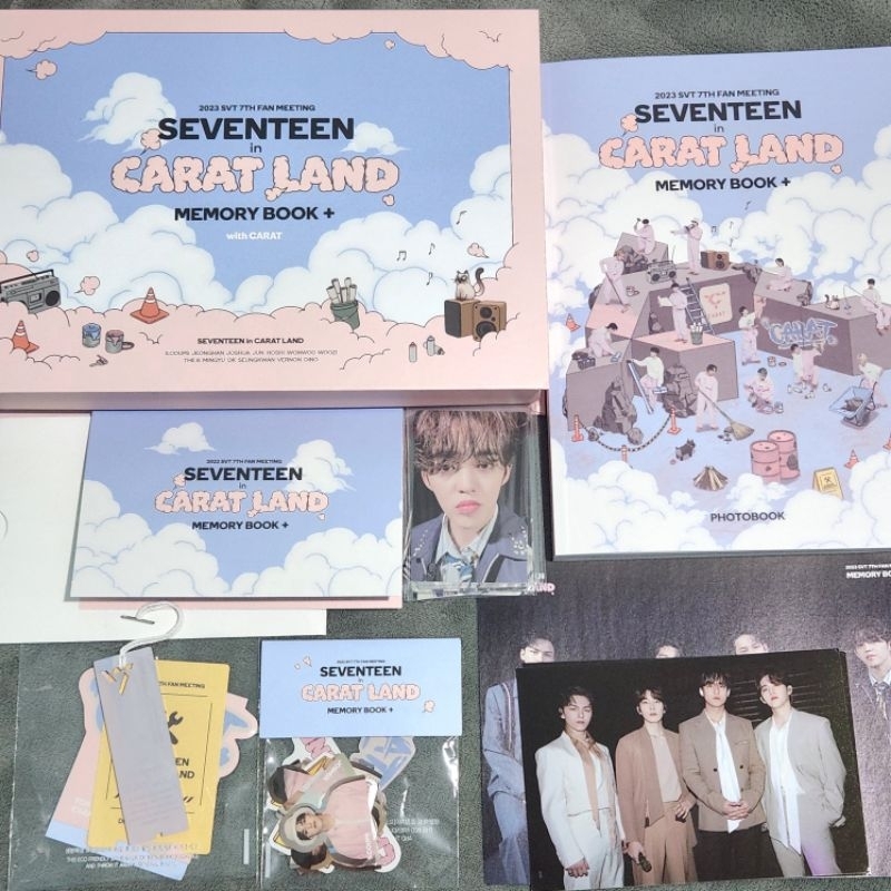 [SHARING] SEVENTEEN 2023 SVT 7TH FAN MEETING - in CARAT LAND MEMORY BOOK+ DIGITAL CODE / Photobook /
