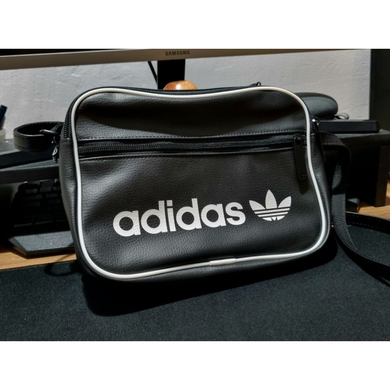 Original Adidas Leather Sling Bag | Tas Adidas
