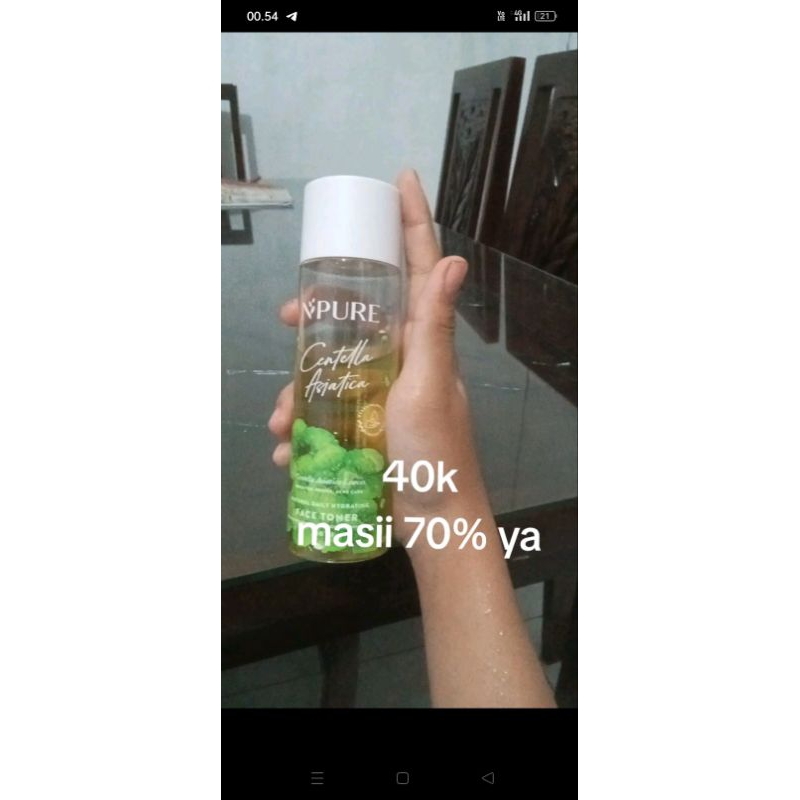 preloved|toner npure masii 70%