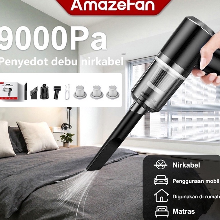 Best RCZ AmazeFan penyedot debu 9Pa vacum cleaner mobil facum cleaner rumah penyedot debu kasur cord