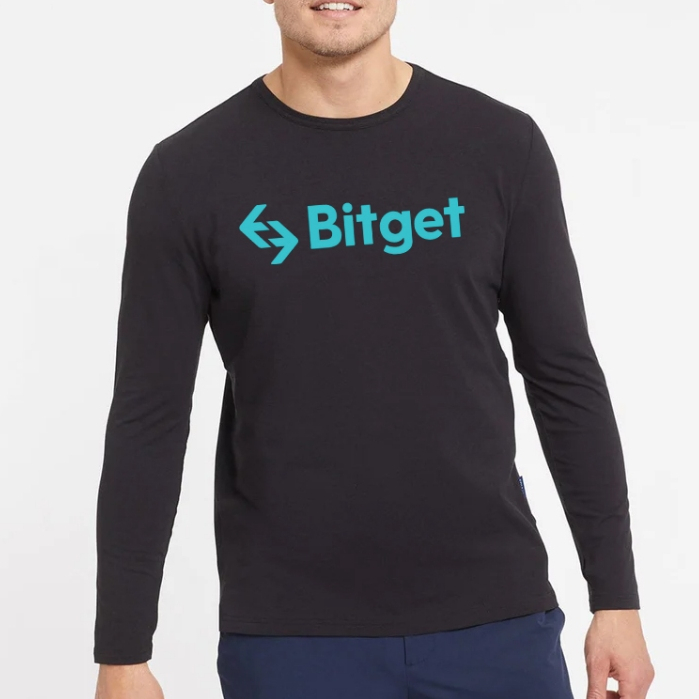 Kaos Lengan Panjang BITGET Crypto trading platform BGB Long Sleeve t-shirt