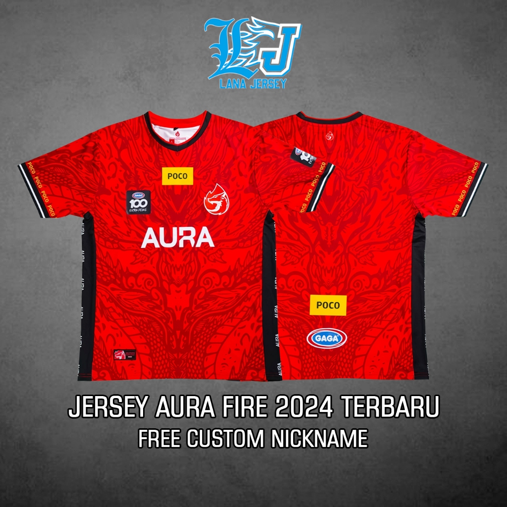 JERSEY AURA FIRE 2024 TERBARU ( free request nickname )