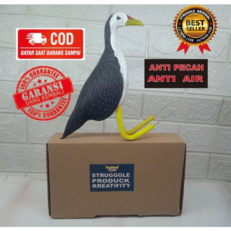 Jontrot Pemikat Burung Ruak-Ruak patung Boneka kareo wakwakk