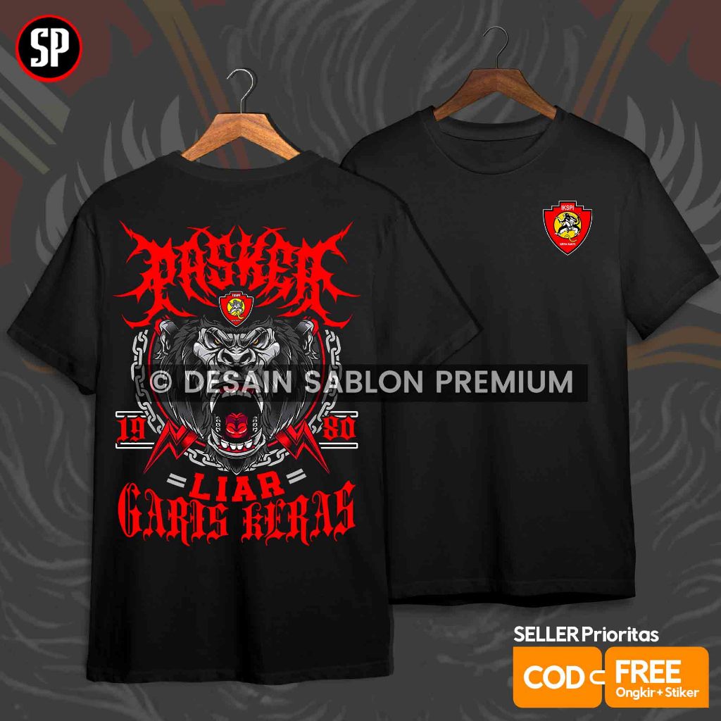 Distro Kaos IKSPI Kera Sakti Exlusive PASKER LIAR / FREE TSIKER / Terbaru Katun 24S - Pusat madiun K