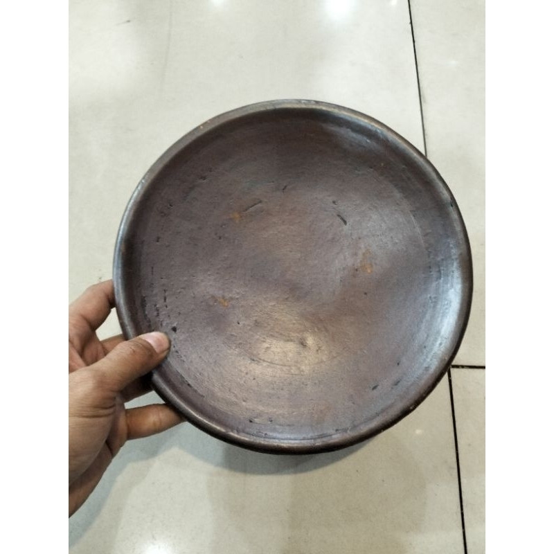 COBEK GERABAH TANAH LIAT 25 CM / COBEK SAMBAL BAKAR 25 CM