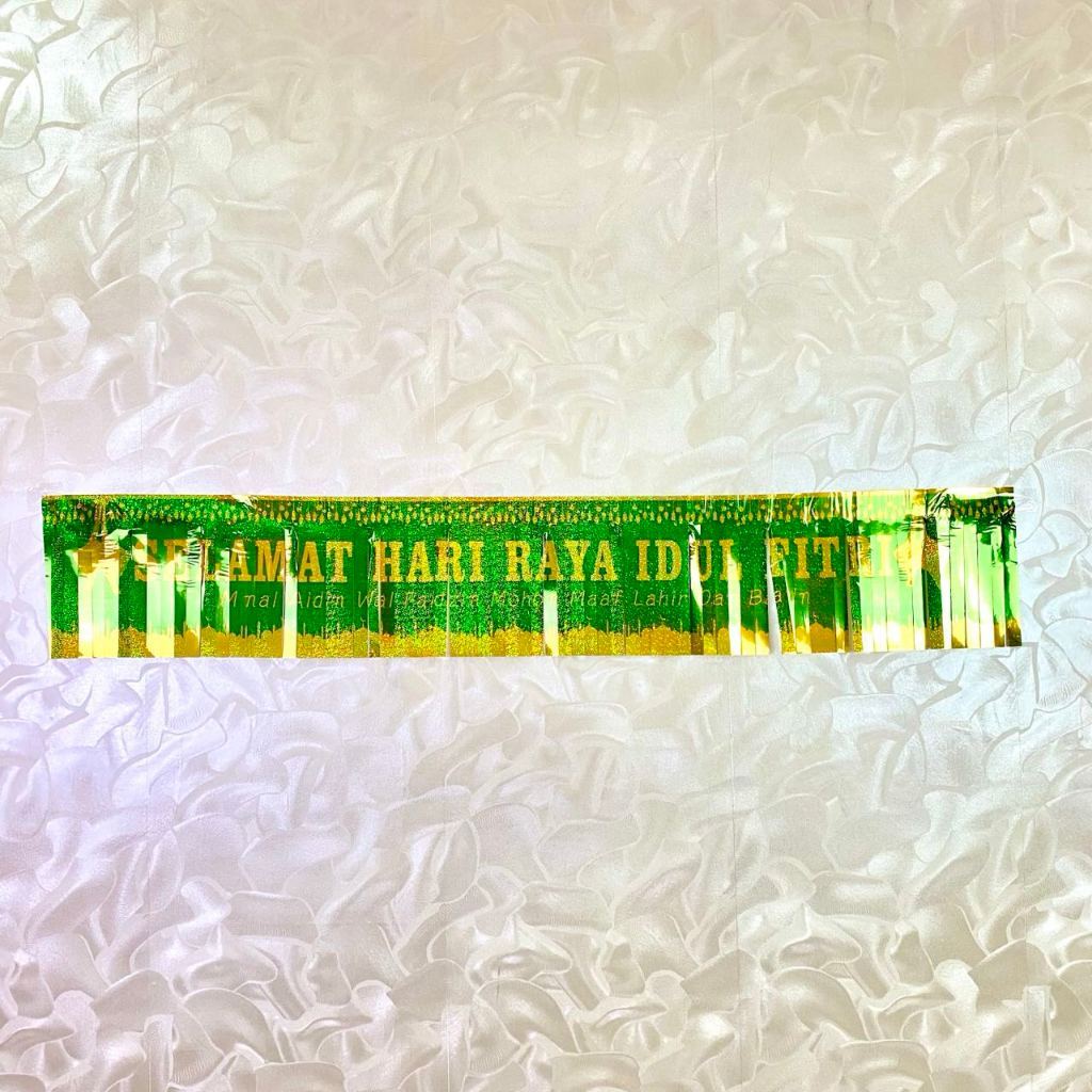 Banner Idul Fitri Garland Rumbai Idul Fitri Hiasan Idul Fitri
