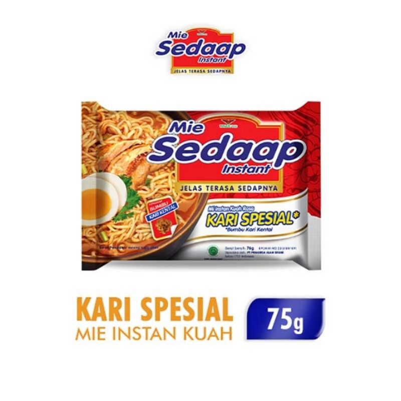 

Sedaap Mie Instant Kari Spesial 75 g