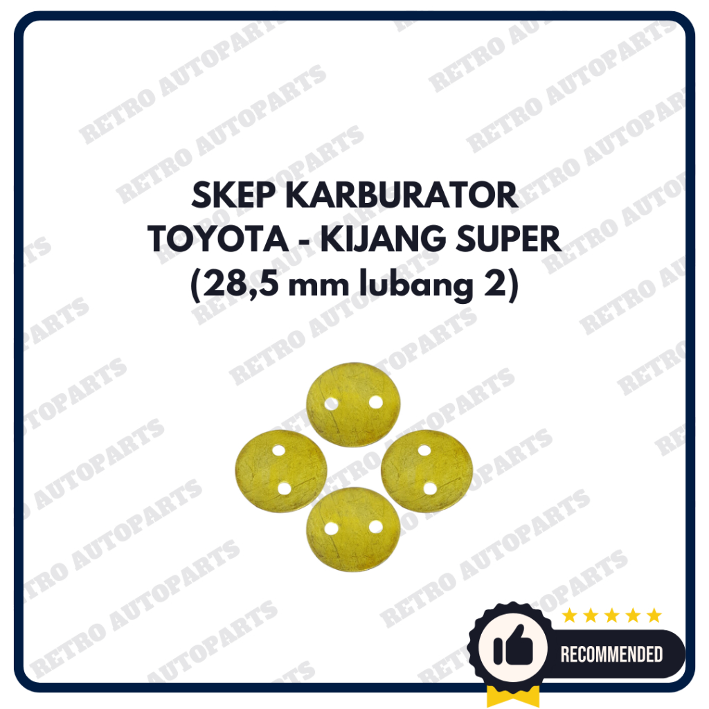 TOYOTA - KIJANG SUPER | Skep Karburator Koin Valve Carburator Gobangan Coin Throttle Body