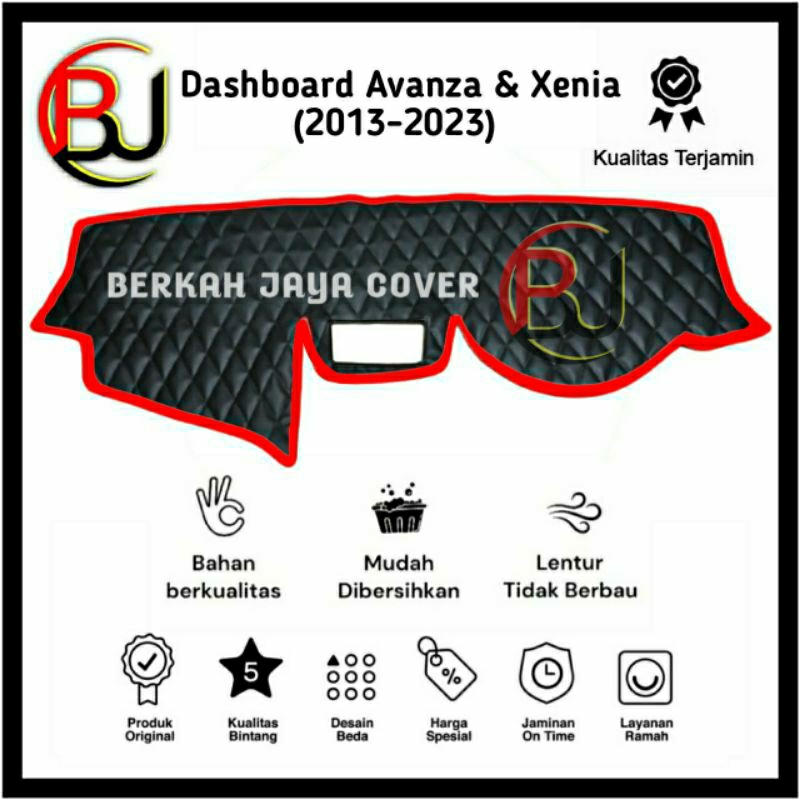 Alas Dashboard / Cover Dashboard Kulit Sintetis AVANZA/XENIA (2013-2021) Motif Wajik