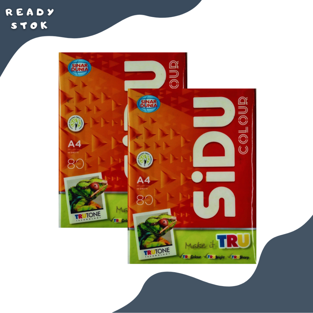 

KERTAS HVS FCC 80 A4 SIDU WARNA GREEN /KERTAS HVS WARNA A4 (pack)