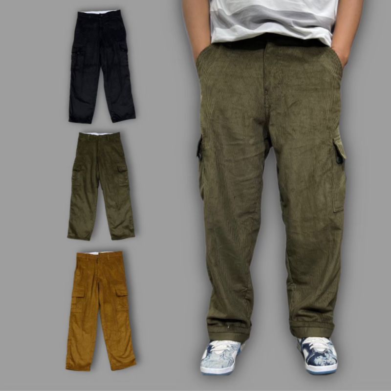 CELANA CORDUROY PANJANG / CELANA CARGO CORDUROY / CELANA KARGO CORDUROY