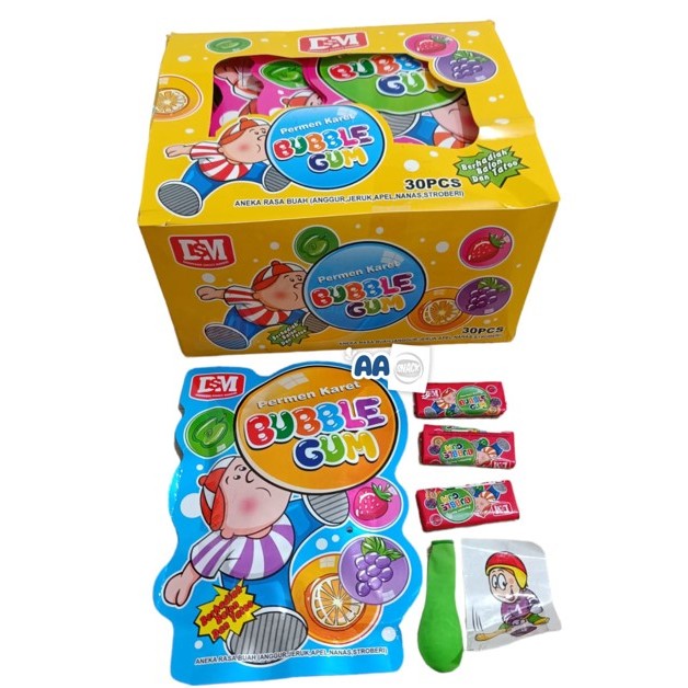 

DSM BUBBLE GUM BALON BOX ISI 30