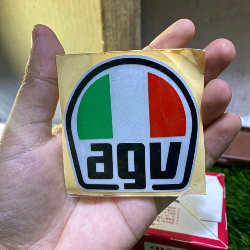 Stiker cutting logo helm valentino rossi variasi helmet kekinian Stiker cuting logo helmet viral