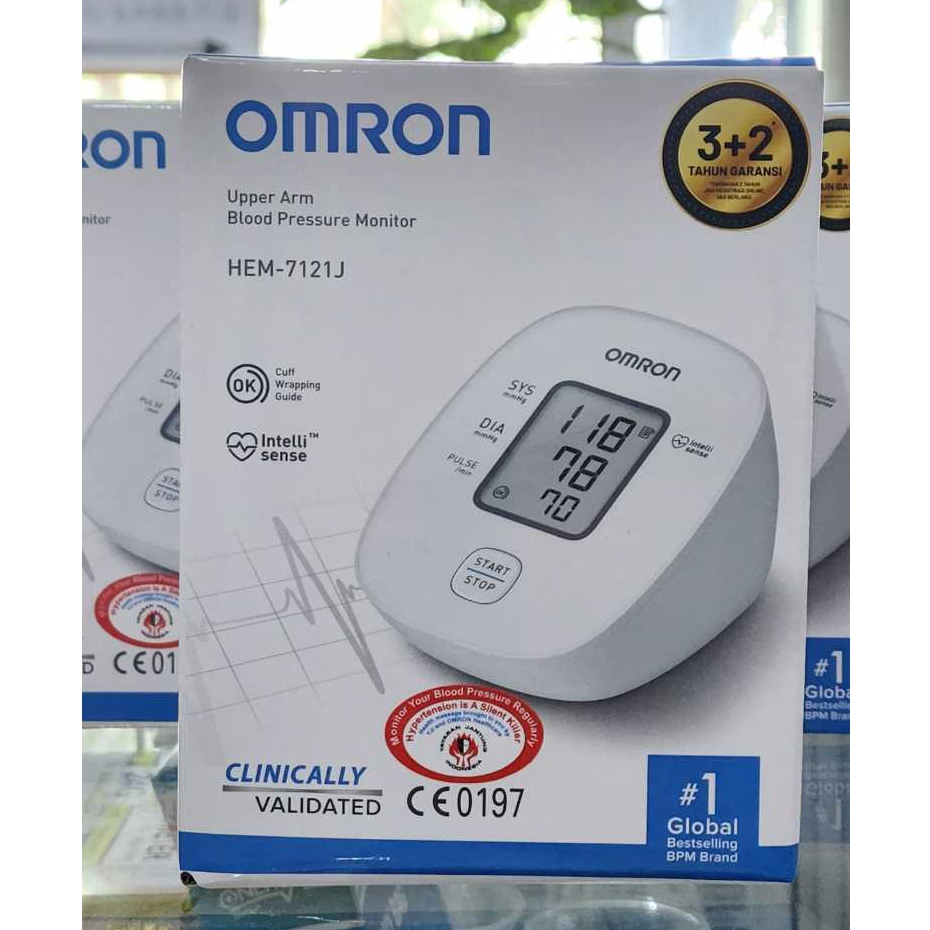 TENSIMETER DIGITAL OMRON HEM-7121J / AUTOMATIC BLOOD PRESSURE MONITOR OMRON 7121J / TENSIMETER OMRON