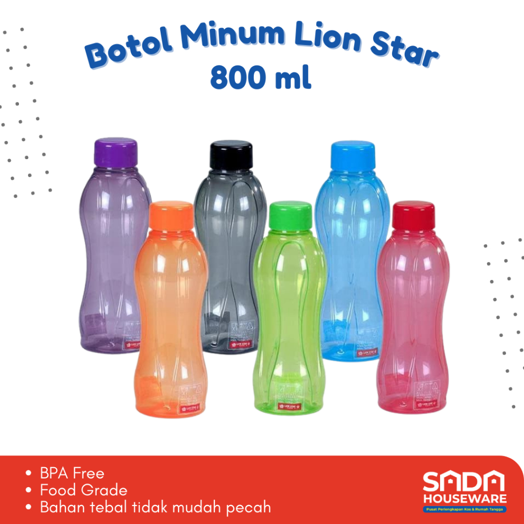 Botol Minum Lion Star / Botol Minum Hydro / Bottle Hydro / Tumbler Air Minum Lion Star 800ml