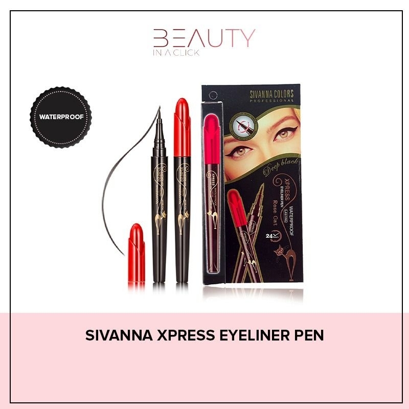 SIVANNA Eyeliner Colors Waterproof Xpress Eyeliner/ Eye Liner Thailand HF896 - Beautyinaclick / Kosm