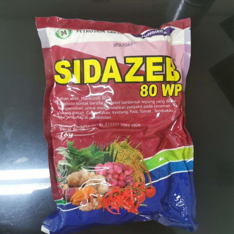 Sidazeb 80WP 1 Kg mankozeb fungisida spektrum luas basmi jamur busuk