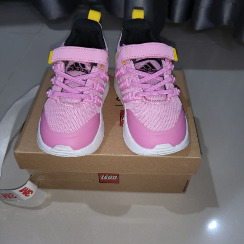preloved look like new 100% adidas lego racer warna pink limited edition