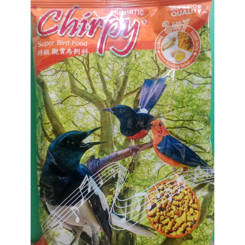 PAKAN BURUNG CHIRPY KUNING